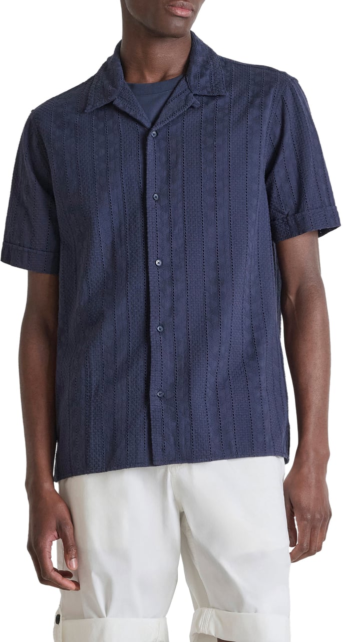 Antony Morato SHIRT HONOLULU RELAXED STRAIGHT FIT Blauw