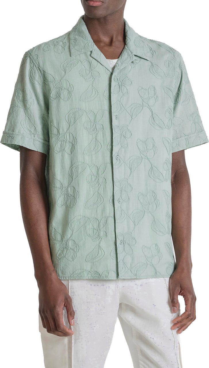 Antony Morato SHIRT HONOLULU RELAXED STRAIGHT FIT Blauw