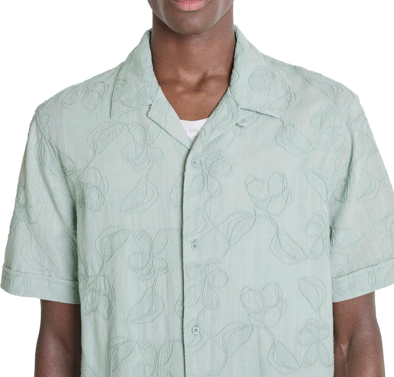 Antony Morato SHIRT HONOLULU RELAXED STRAIGHT FIT Blauw