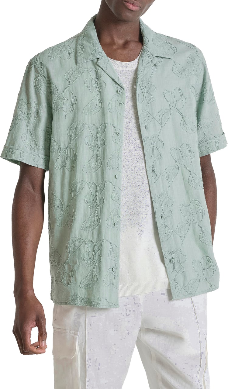 Antony Morato SHIRT HONOLULU RELAXED STRAIGHT FIT Blauw