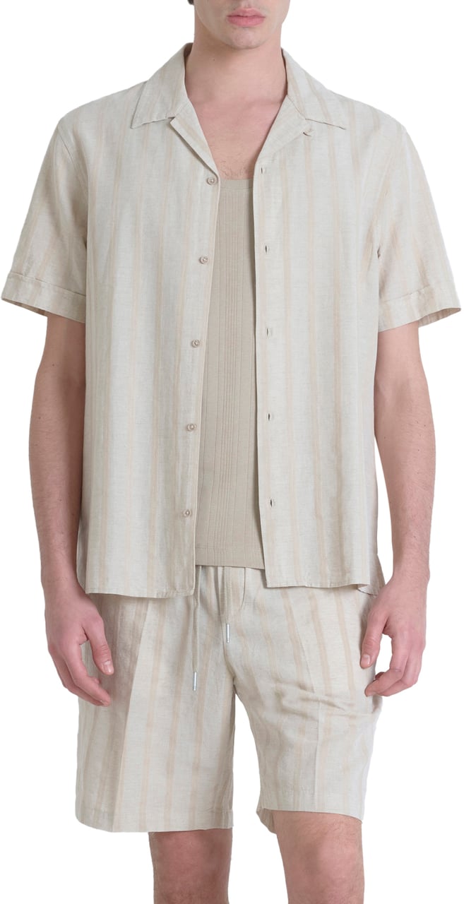 Antony Morato SHIRT HONOLULU REGULAR STRAIGTH FIT Beige