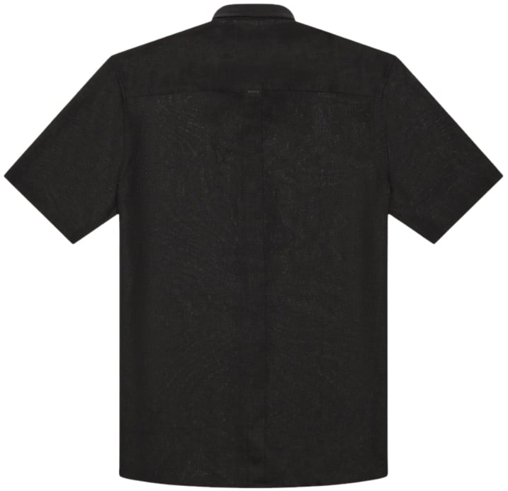 Antony Morato Shirt Adalia Regular Fit In Soft Linen Zwart