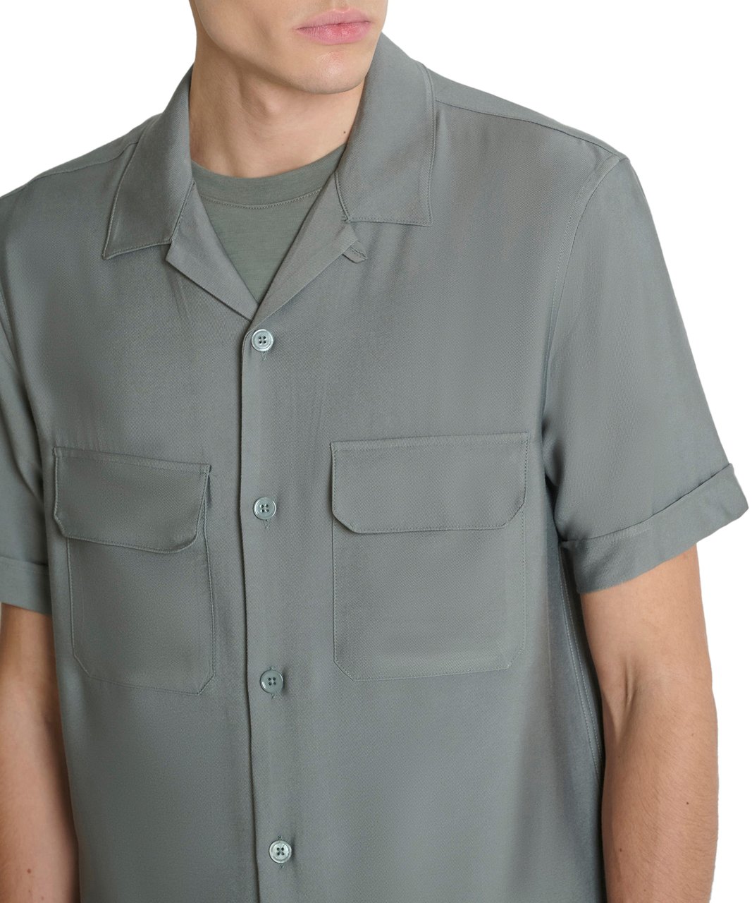 Antony Morato SHIRT TUNIS REGULAR FIT Groen