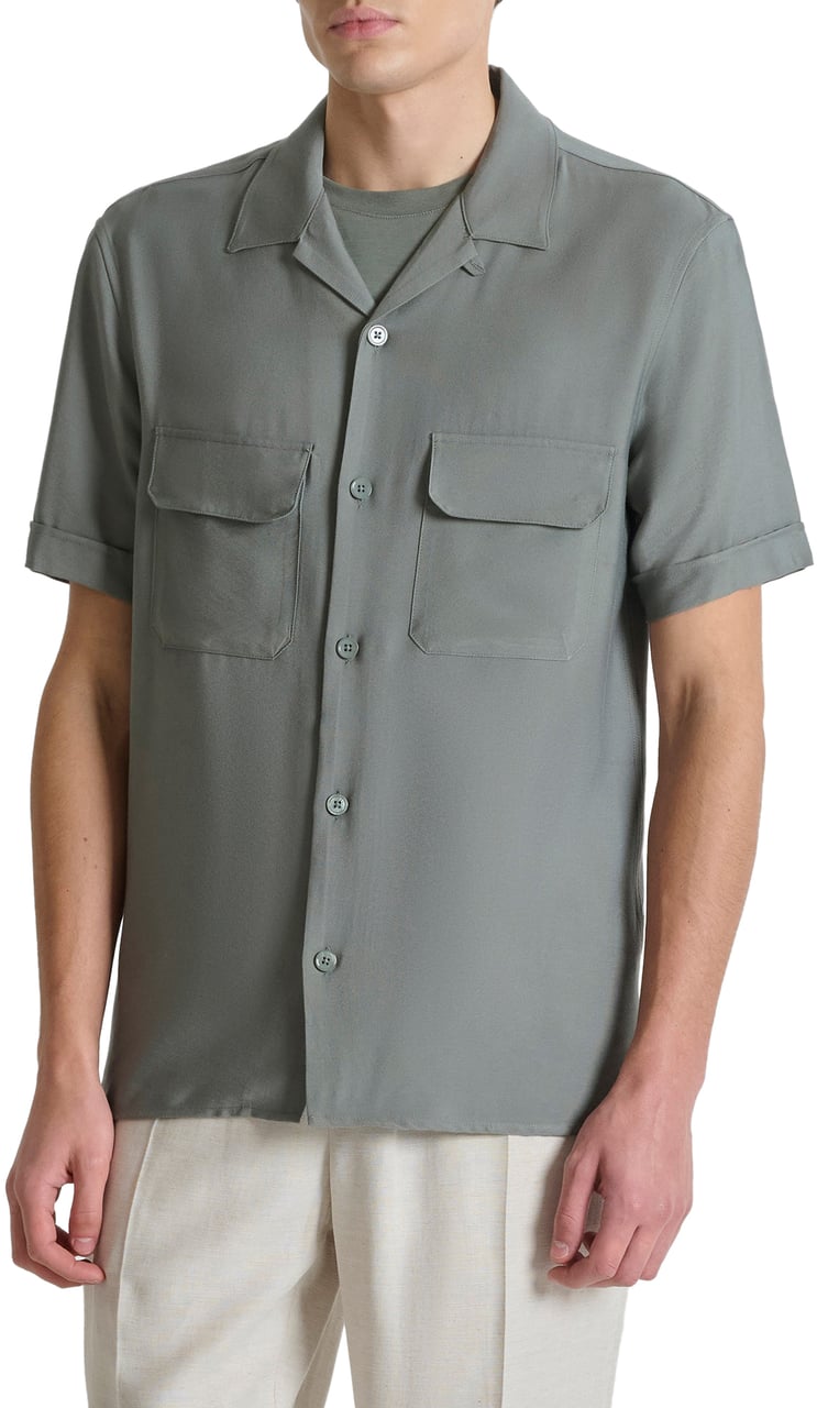 Antony Morato SHIRT TUNIS REGULAR FIT Groen