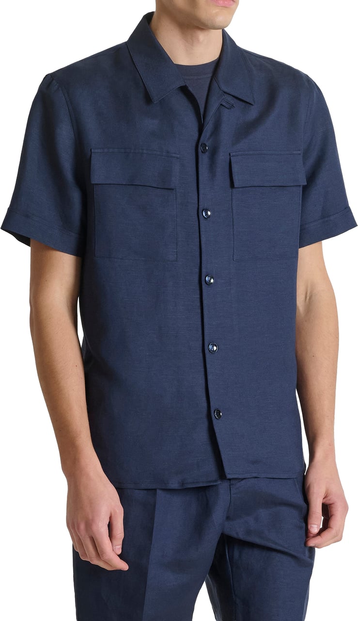 Antony Morato SHIRT PANAMA REGULAR FIT Blauw