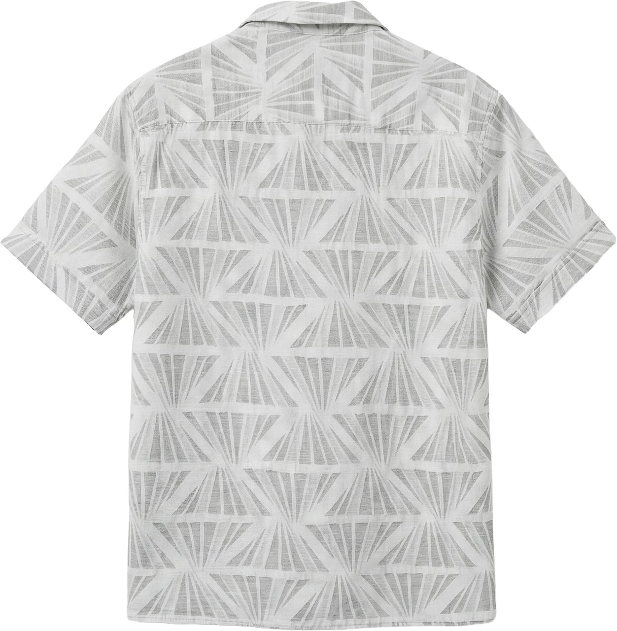 Antony Morato SHIRT HONOLULU RELAXED FIT IN JACQUARD COTTON FABRIC WITH LOGOED  BADGE Wit