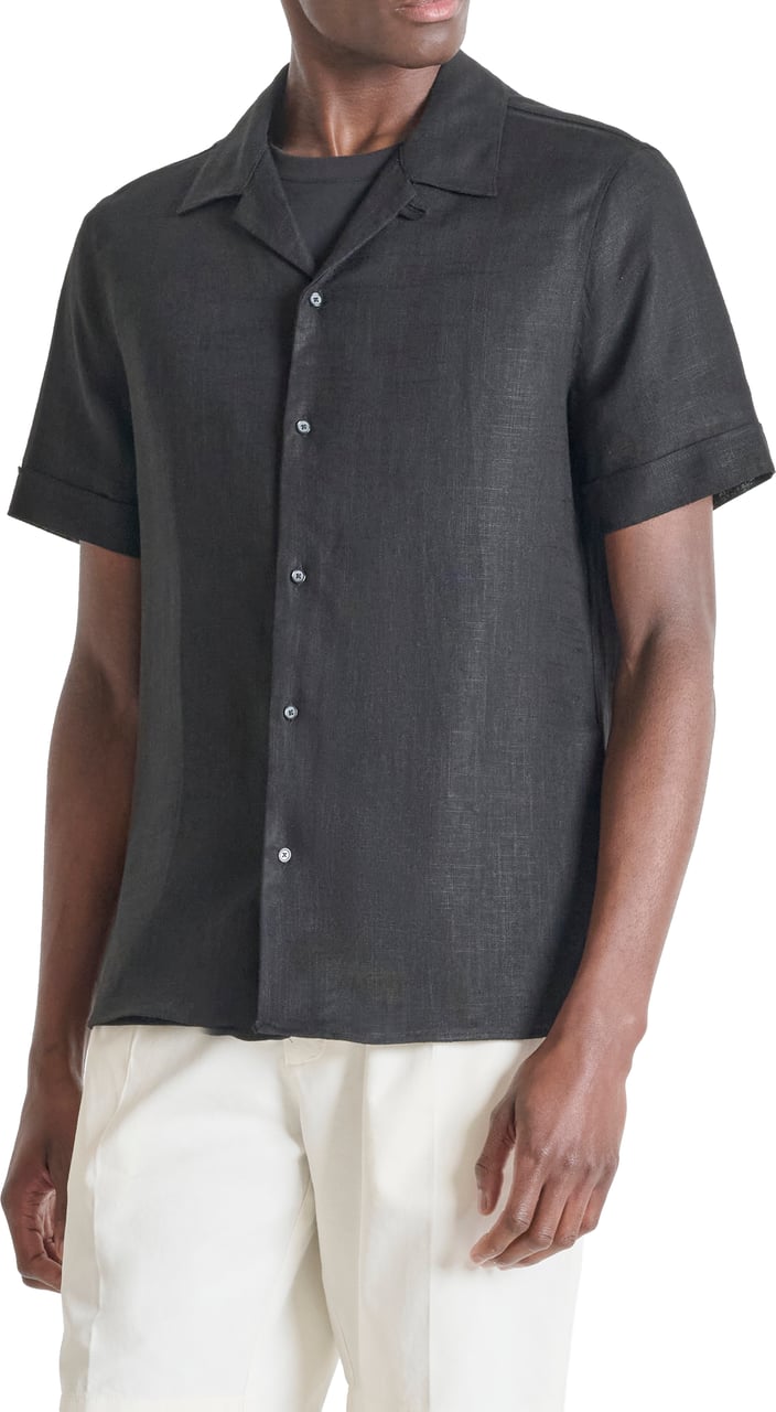 Antony Morato SHIRT HONOLULU REGULAR STRAIGHT FIT IN SOFT TOUCH Zwart