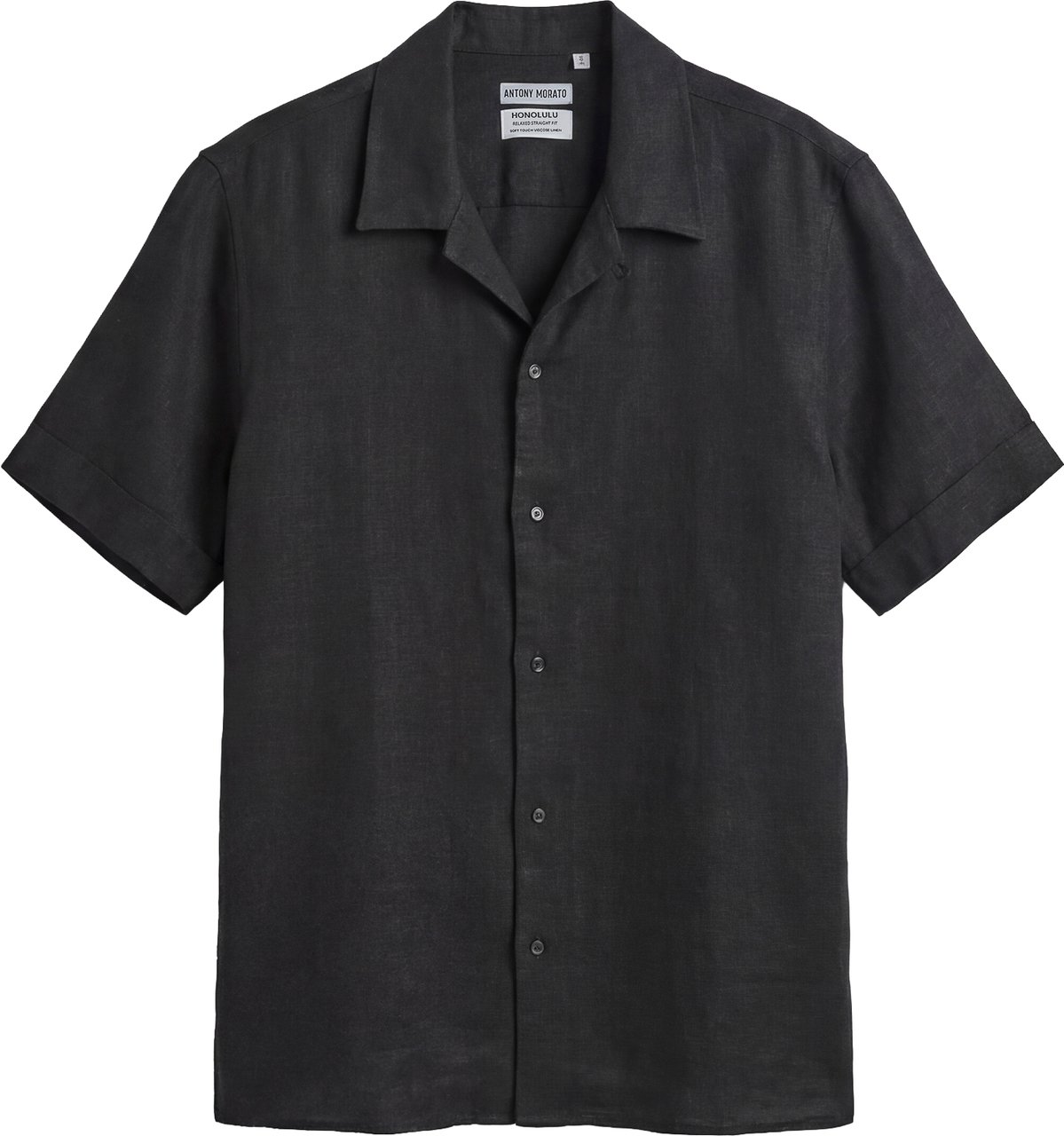 Antony Morato SHIRT HONOLULU REGULAR STRAIGHT FIT IN SOFT TOUCH Zwart