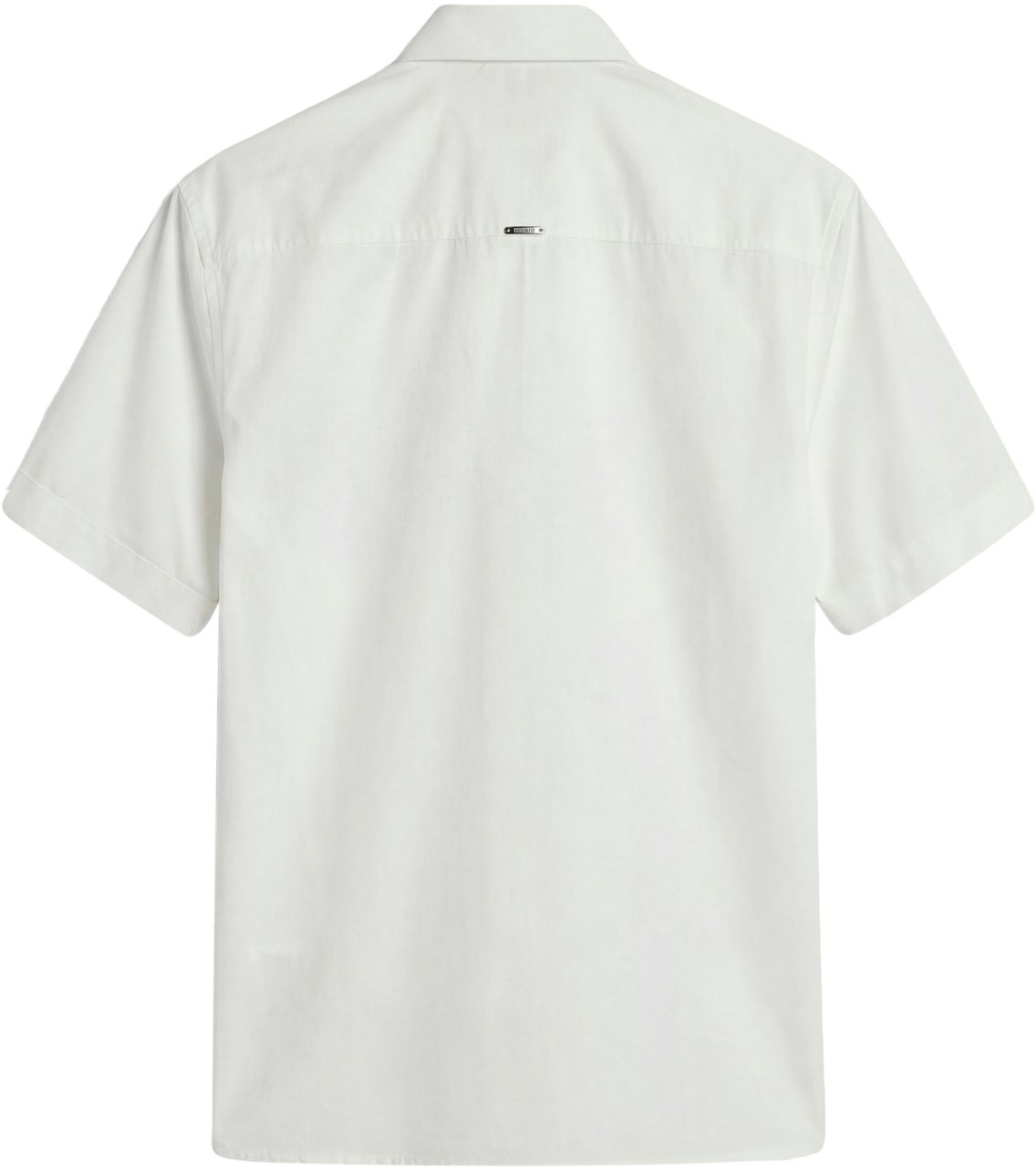 Antony Morato SHIRT HANOI REGULAR FIT IN POPELINE LYOCELL WITH LOGOED BADGE Beige