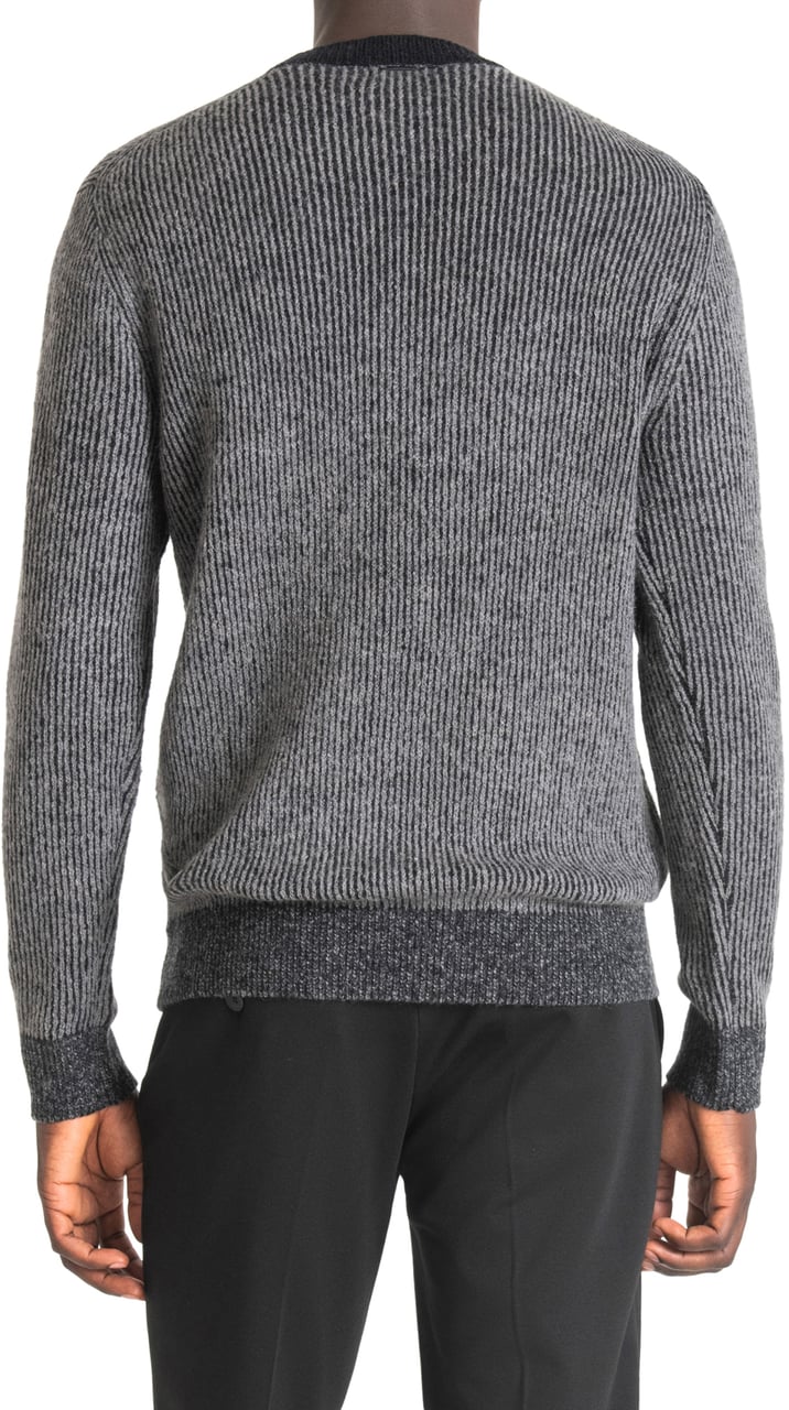 Antony Morato REGULAR FIT SWEATER WITH FISHERMAN'S RIB Zwart