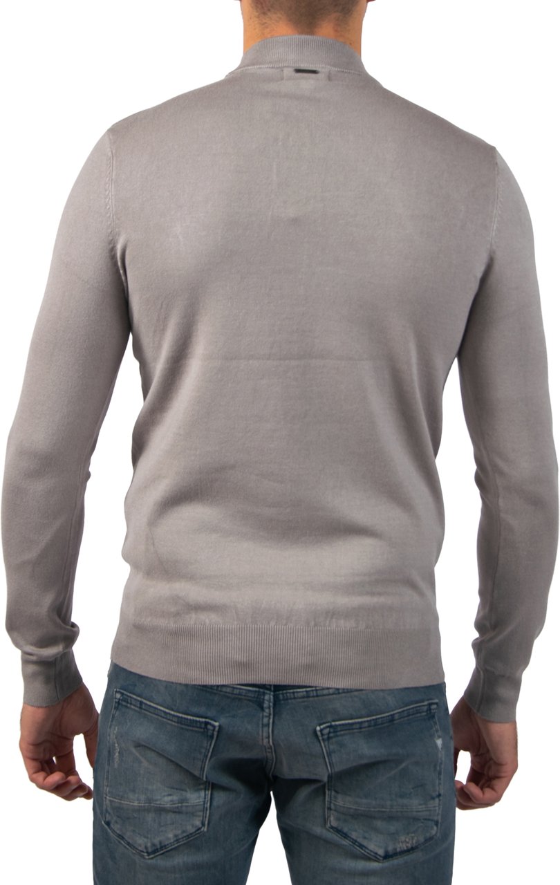 Antony Morato Sweater Slim Fit In Stretch Viscose Grijs