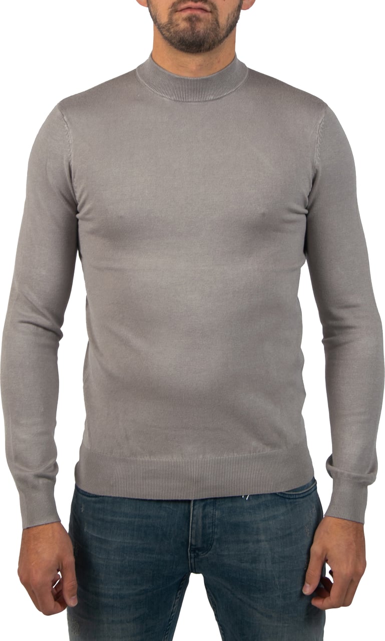 Antony Morato Antony Morato Sweater Slim Fit In Stretch Viscose Grijs