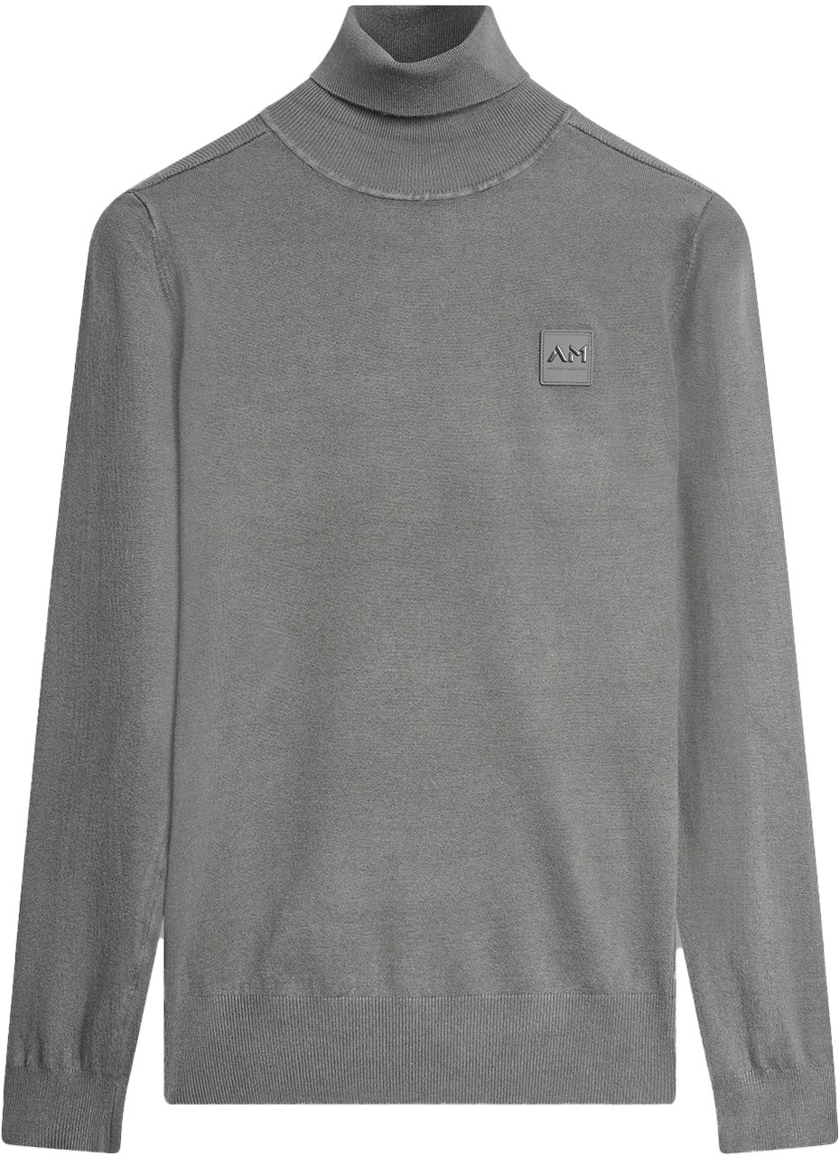 Antony Morato SWEATER SLIM FIT WITH LOGO PATCH Groen