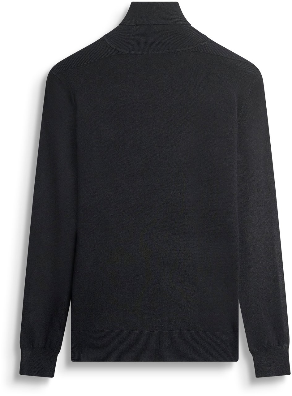 Antony Morato SWEATER SLIM FIT WITH LOGO PATCH Zwart