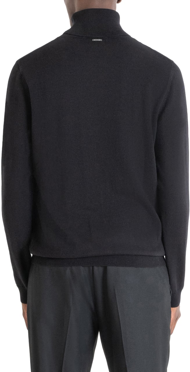 Antony Morato SWEATER REGULAR FIT WITH GEOMETRIC PATTERN Zwart