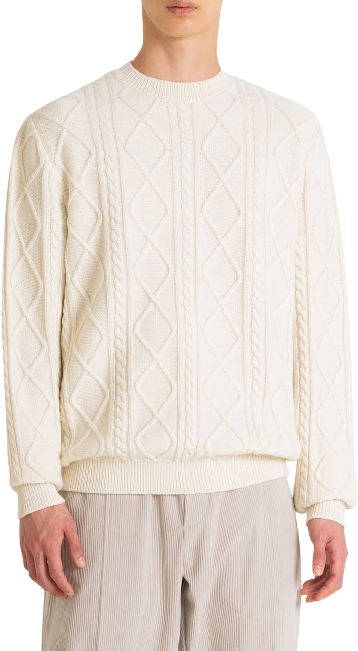 Antony Morato SWEATER REGULAR FIT Wit