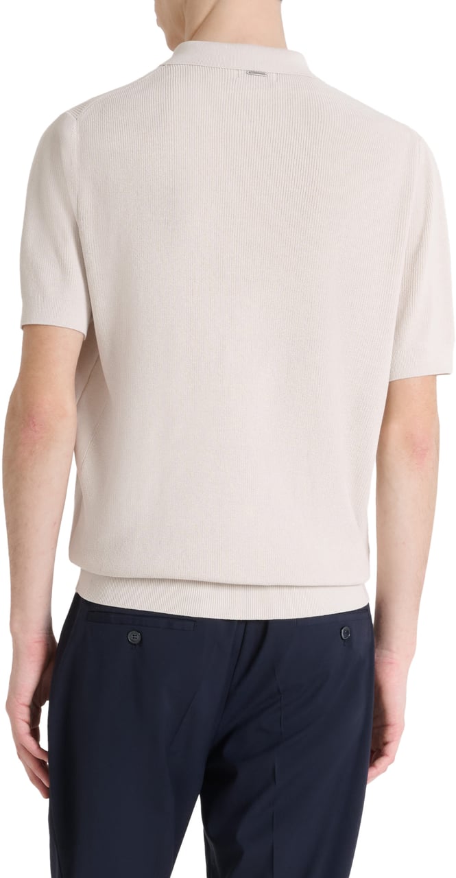 Antony Morato SWEATER REGULAR FIT IN COTTON BLEND SOFT YARN WITH LOGOED METAL BADGE Beige