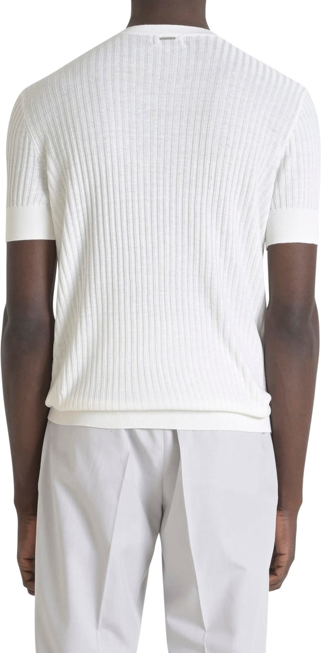 Antony Morato SWEATER SLIM FIT IN VISCOSE BLEND SUPER SOFT YARN WITH LOGOED METAL BADGE Wit