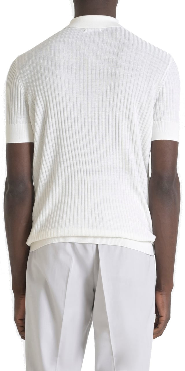 Antony Morato SWEATER SLIM FIT IN VISCOSE BLEND SUPER SOFT YARN WITH LOGOED METAL BADGE Wit