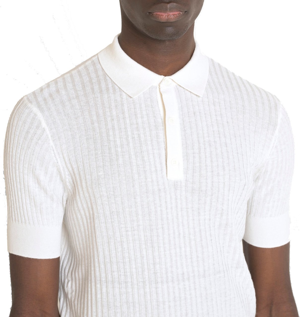Antony Morato SWEATER SLIM FIT IN VISCOSE BLEND SUPER SOFT YARN WITH LOGOED METAL BADGE Wit