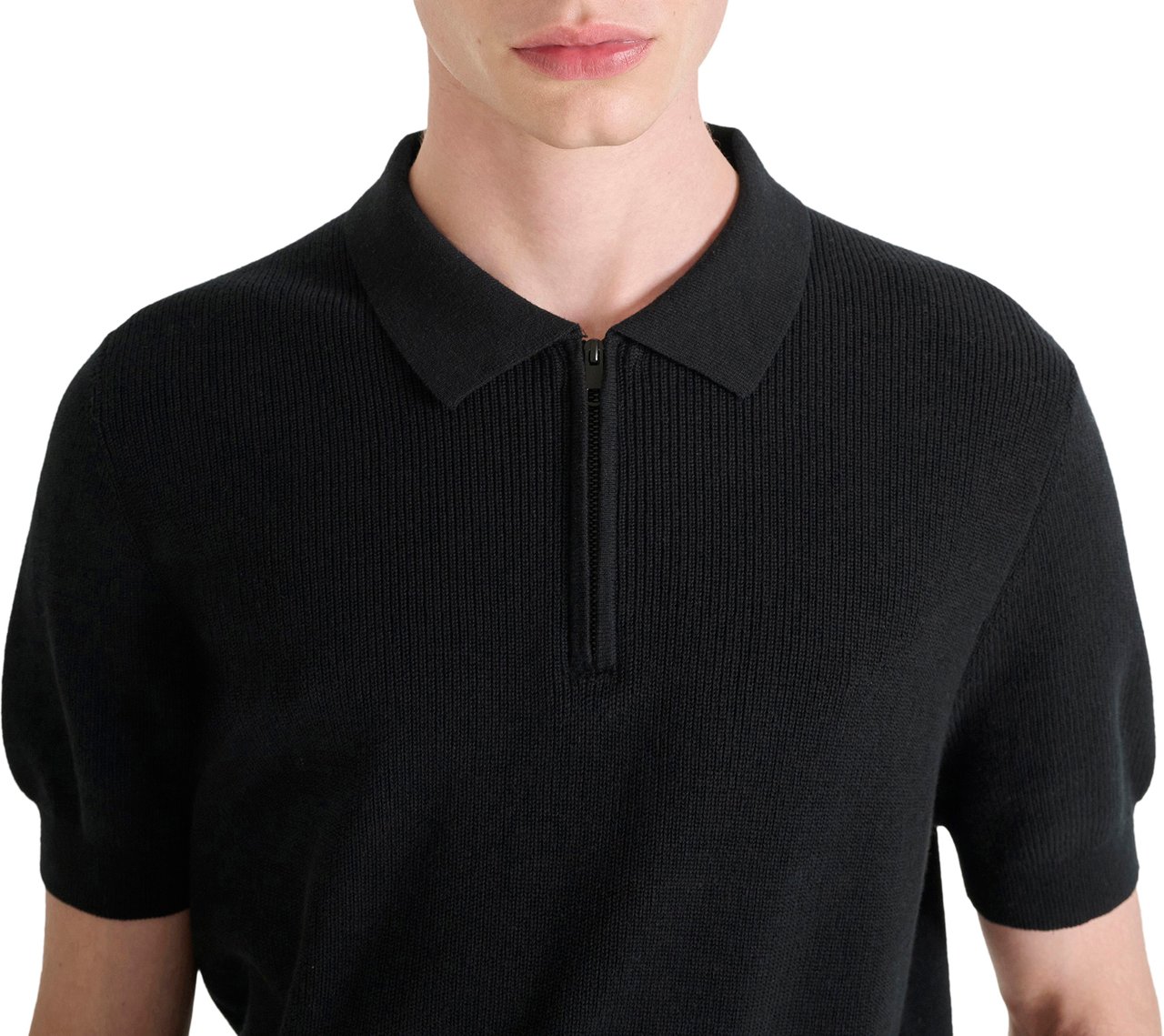 Antony Morato SWEATER REGULAR FIT IN COMBED COTTON FINE YARN Zwart