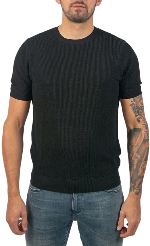 Antony Morato Antony Morato Sweater Regular Fit In Viscose Blend Zwart