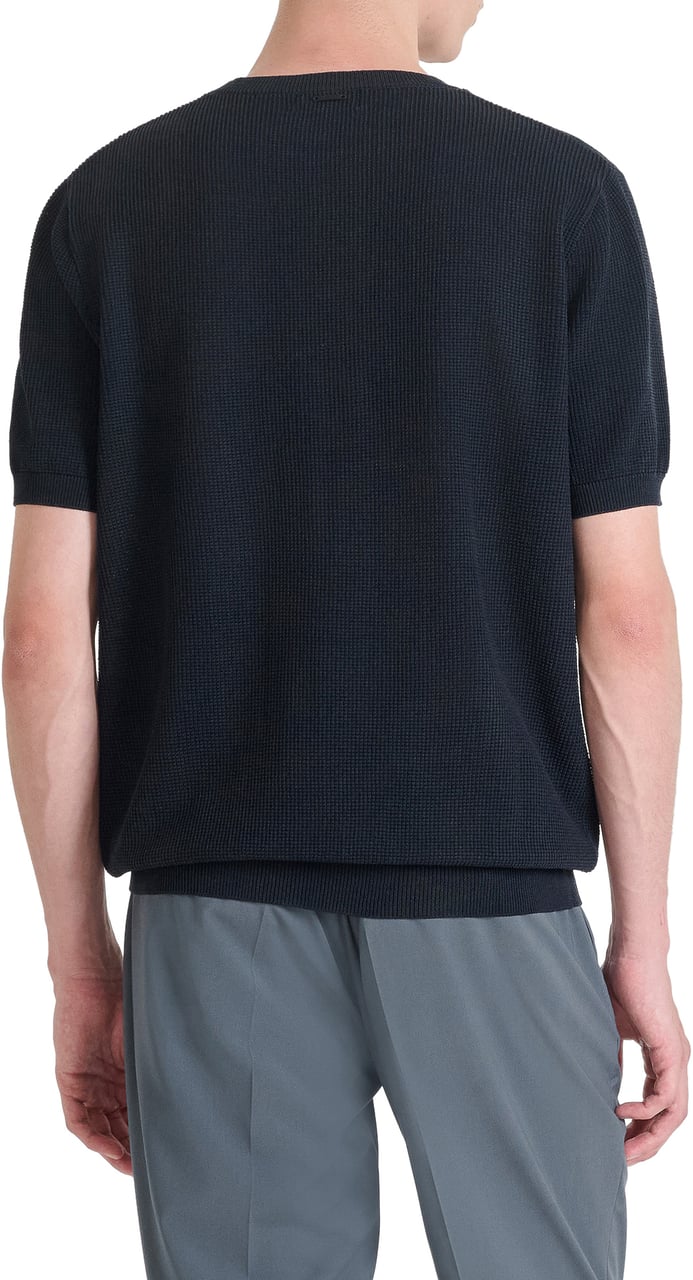 Antony Morato SWEATER REGULAR FIT SUPER FINE YARN Blauw