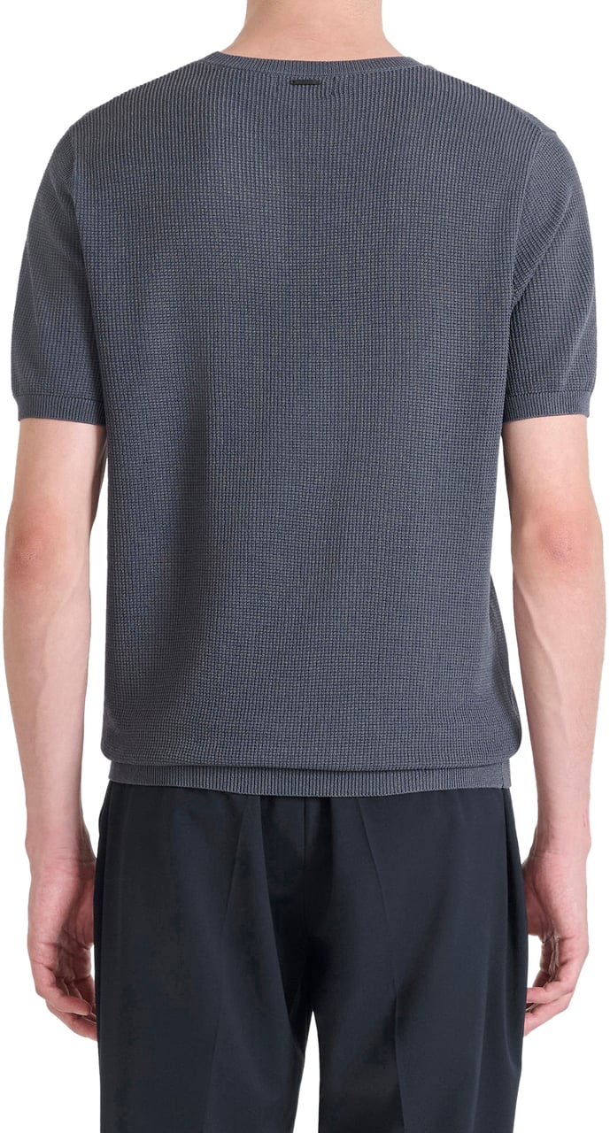 Antony Morato SWEATER REGULAR FIT SUPER FINE YARN Blauw