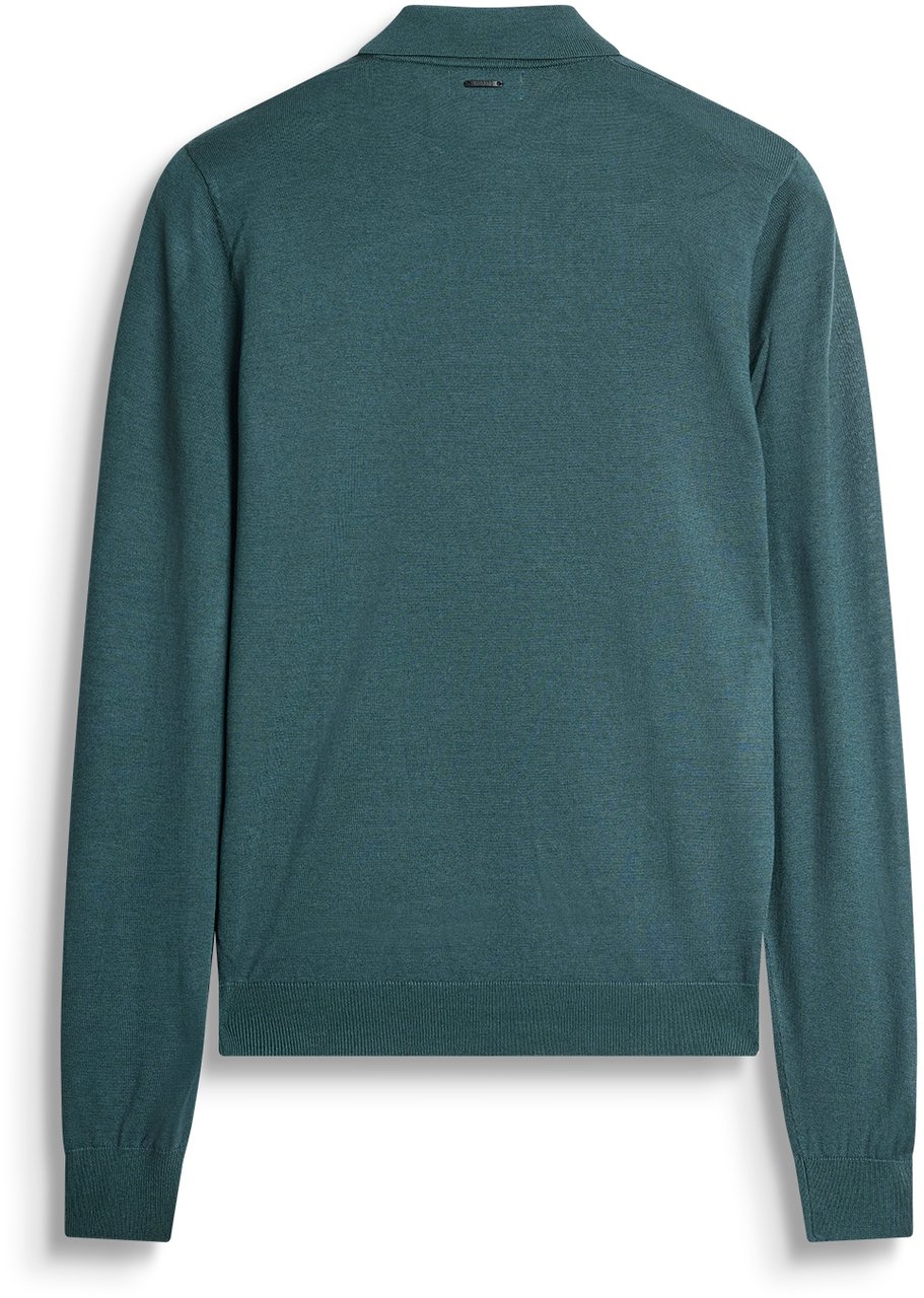 Antony Morato SWEATER REGULAR FIT WITH LOGOED METAL BADGE Groen
