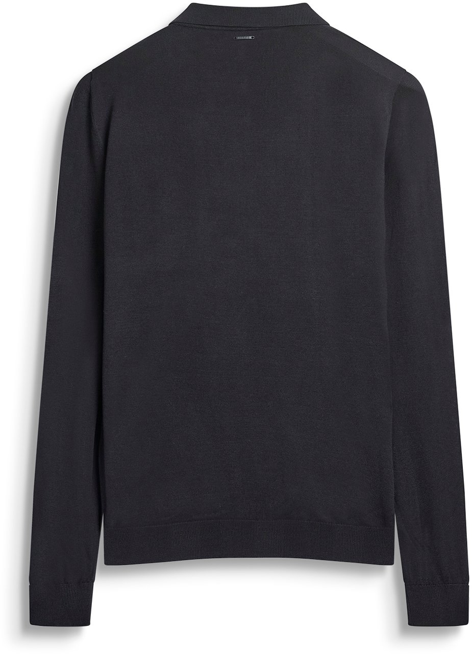 Antony Morato SWEATER REGULAR FIT SUPER SOFT YARN WITH LOGOED BADGE Zwart