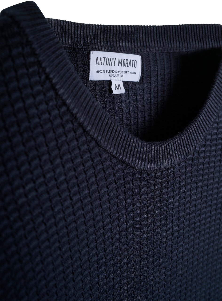 Antony Morato SWEATER REGULAR FIT Blauw