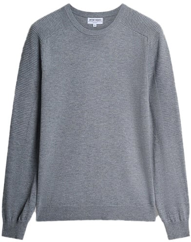Antony Morato Sweater Regular Fit In Wool Merino Grijs