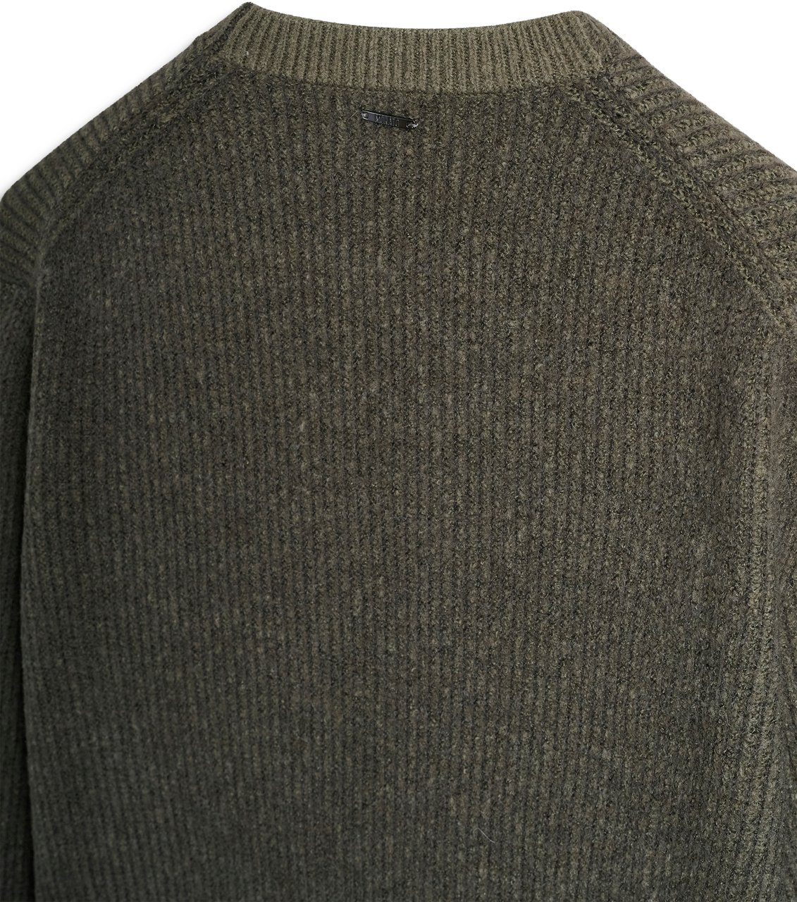 Antony Morato SWEATER REGULAR FIT PURL STITCH Groen