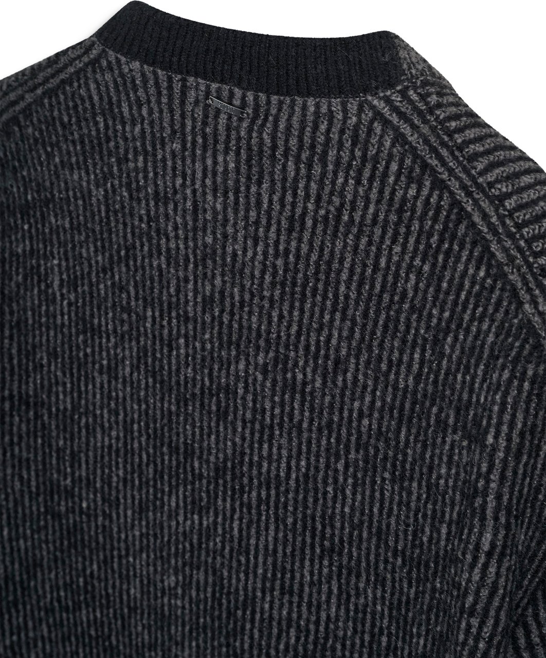 Antony Morato SWEATER REGULAR FIT  PURL STITCH Zwart