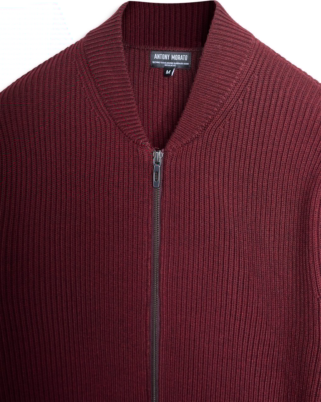 Antony Morato SWEATER REGULAR FIT RIB KNITSTITCH Rood