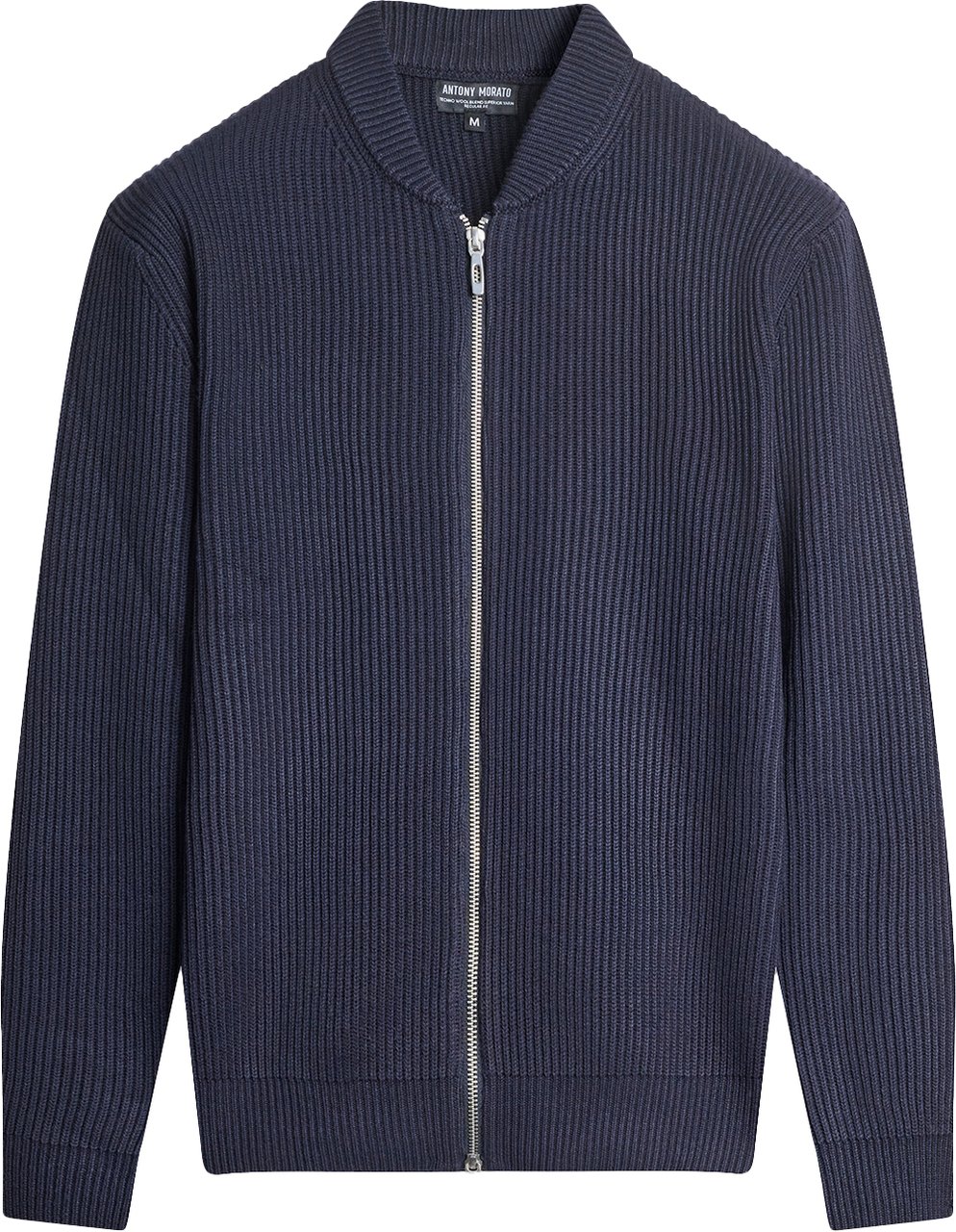 Antony Morato SWEATER REGULAR FIT RIB KNITSTITCH Blauw