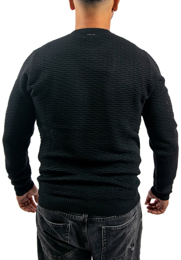 Antony Morato Antony Morato Sweater Regular Fit In Wool Merino Zwart