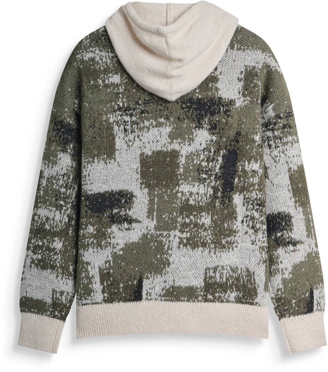 Antony Morato SWEATER RELAXED FIT  WITH JACQUARD MOTIF Beige