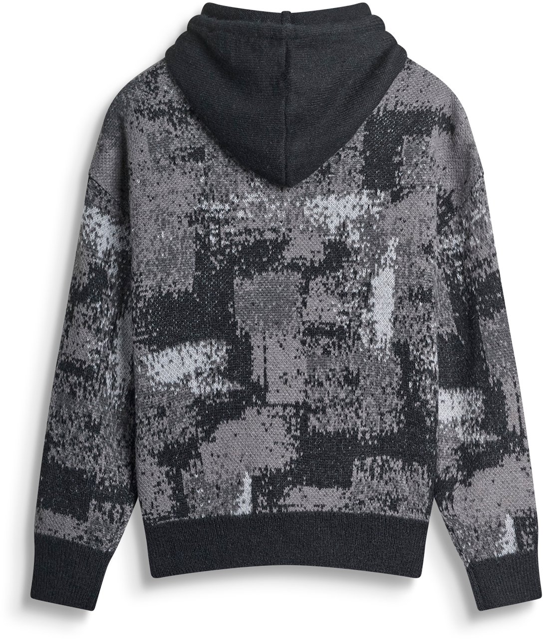 Antony Morato SWEATER RELAXED FIT  WITH JACQUARD MOTIF Zwart