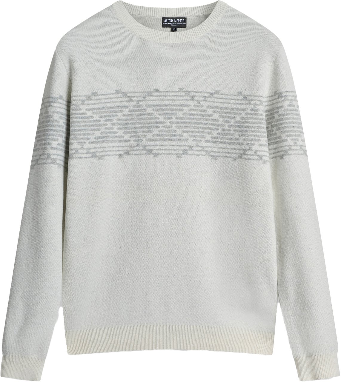 Antony Morato SWEATER REGULAR FIT IN MOHAIR WOOL BLEND YARN Beige