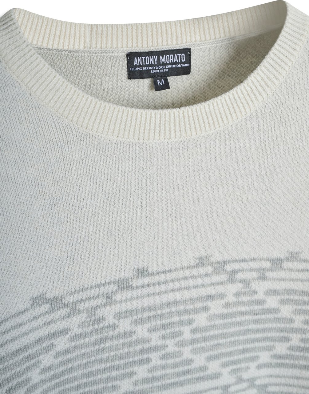 Antony Morato SWEATER REGULAR FIT IN MOHAIR WOOL BLEND YARN Beige