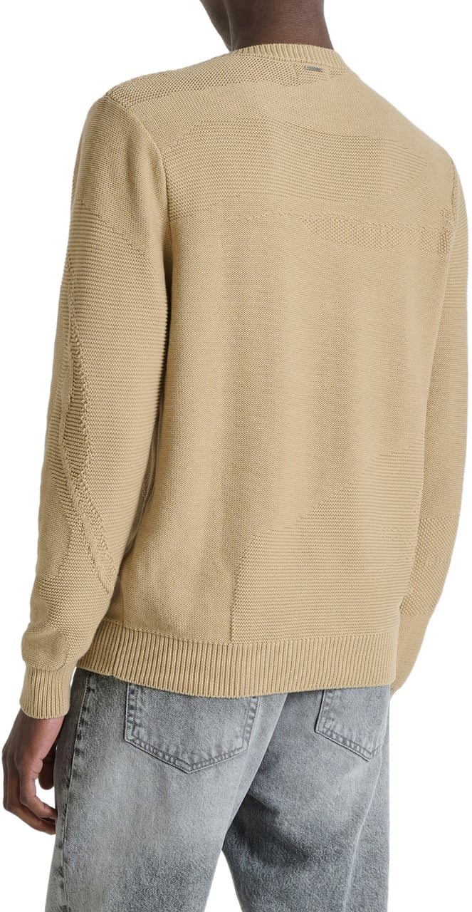 Antony Morato SWEATER REGULAR FIT IN SOFT COTTON YARN JACQUARD PATTERN Divers