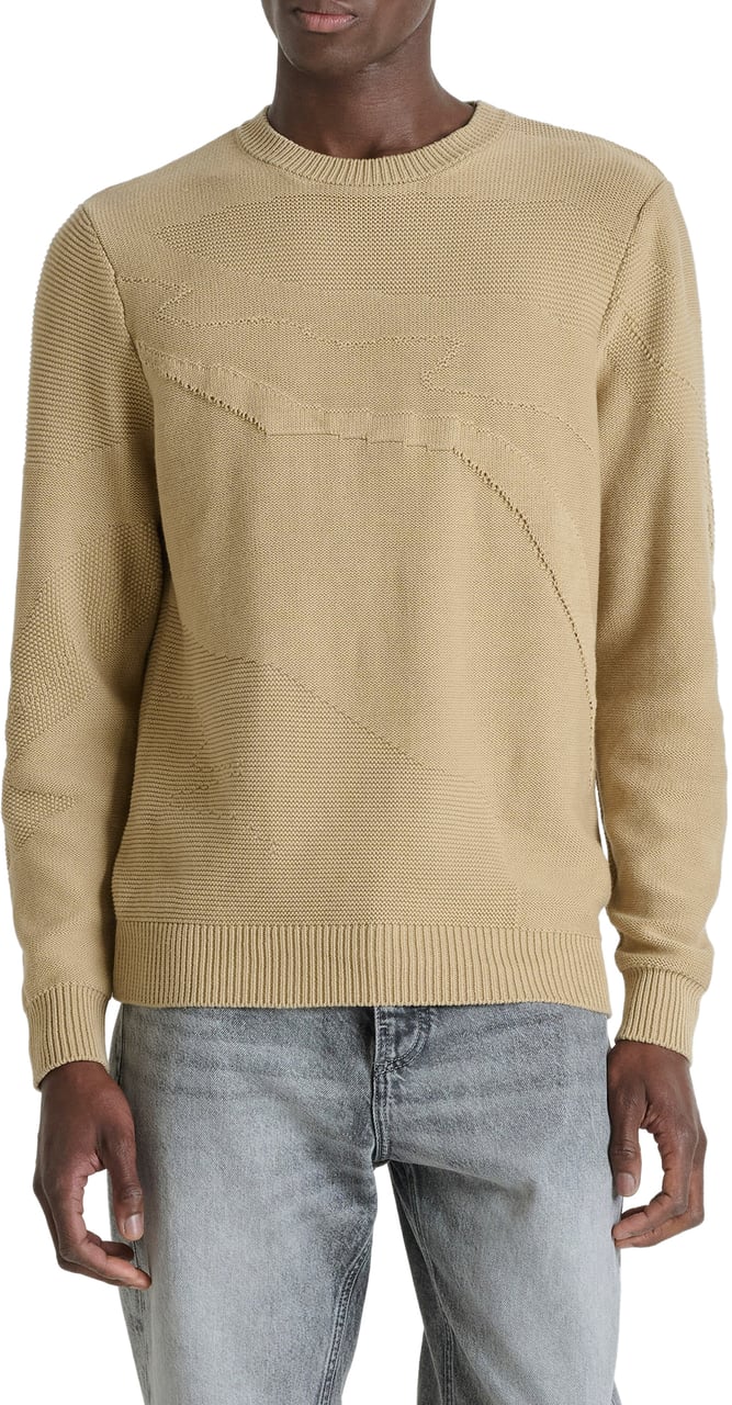 Antony Morato SWEATER REGULAR FIT IN SOFT COTTON YARN JACQUARD PATTERN Divers
