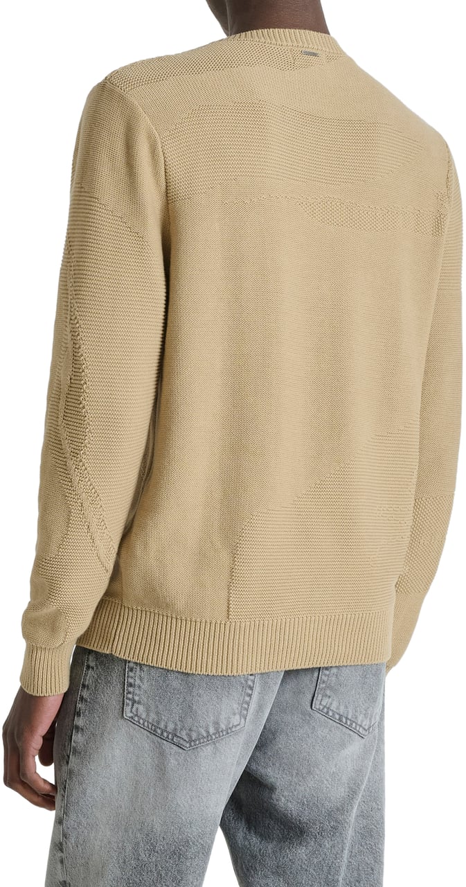 Antony Morato SWEATER REGULAR FIT IN SOFT COTTON YARN JACQUARD PATTERN Divers