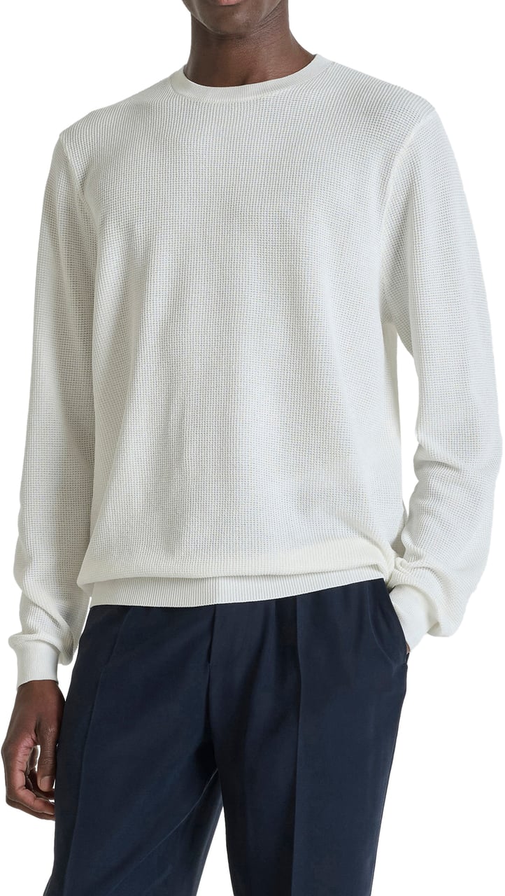 Antony Morato SWEATER ROUND COLLAR LONG SLEEVES REGULAR FIT SUPER FINE YARN Beige