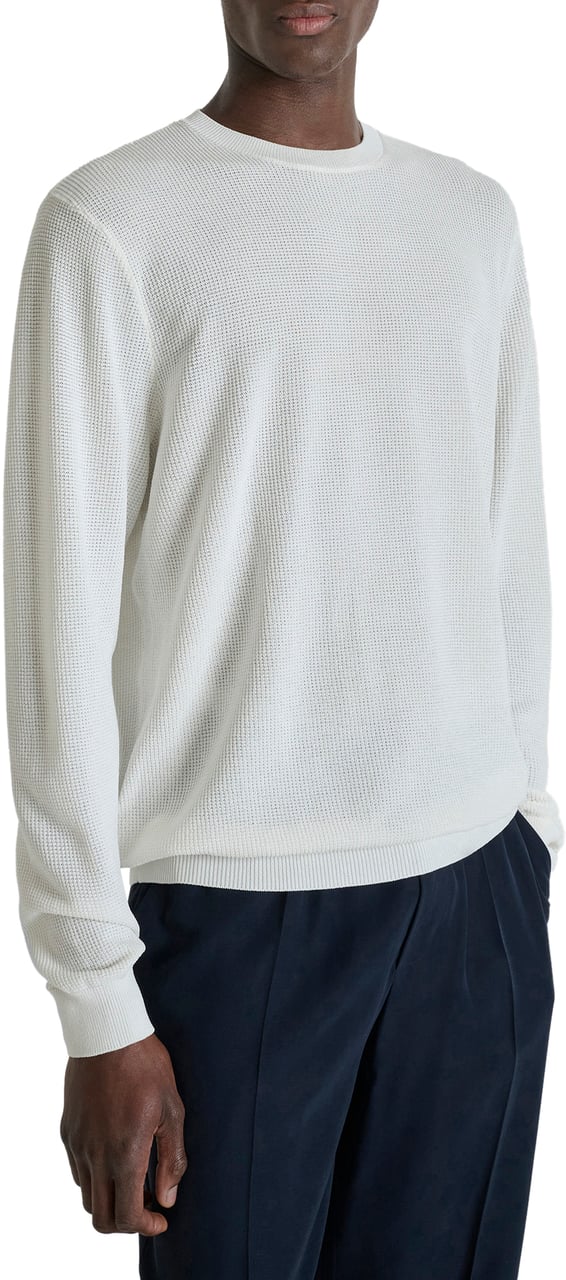 Antony Morato SWEATER ROUND COLLAR LONG SLEEVES REGULAR FIT SUPER FINE YARN Beige