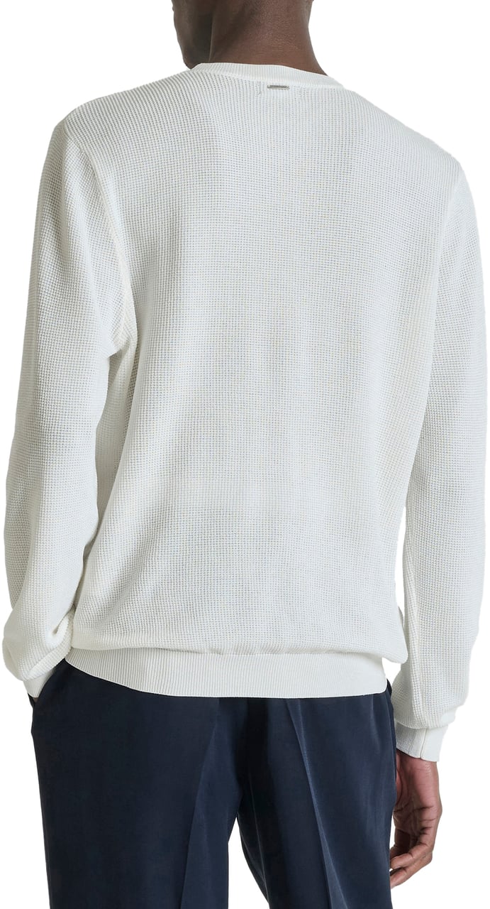 Antony Morato SWEATER ROUND COLLAR LONG SLEEVES REGULAR FIT SUPER FINE YARN Beige
