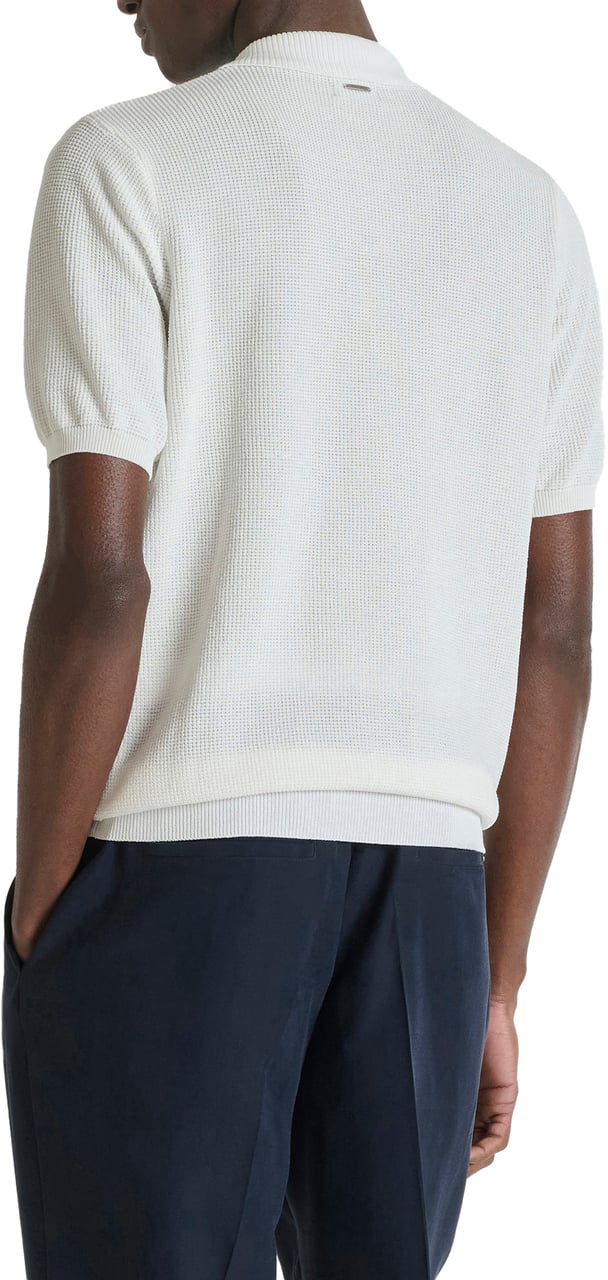 Antony Morato SWEATER POLO COLLAR WIHTOUT BUTTON REGULAR FIT SUPER FINE YARN Beige