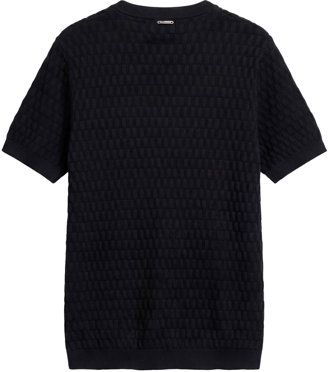 Antony Morato SWEATER ROUND COLLAR SHORT SLEEVES SLIM FIT Zwart