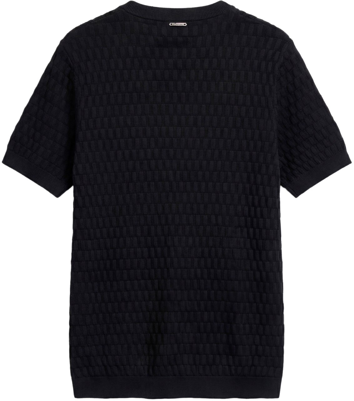 Antony Morato SWEATER ROUND COLLAR SHORT SLEEVES SLIM FIT Zwart